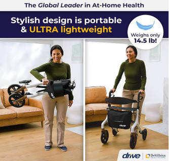 New Product Announcement: Drive Medical AeroWalk Ultra-Lite Rollator is Now Available in Two Sizes