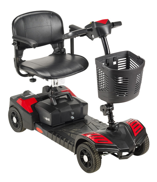 Drive Medical Scout Compact Travel Power Scooter, 4 Wheel Drive Medical Scout Compact Travel Power Scooter, 4 Wheel