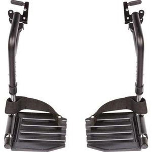 Invacare Wheelchair Hemi Footrest, Composite Footplates And Heel Loops Invacare Wheelchair Hemi Footrest, Composite Footplates And Heel Loops