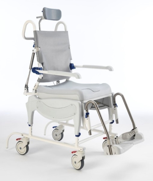 Ocean Ergo Dual VIP Reclining Shower Wheelchair and Commode Ocean Ergo Dual VIP Reclining Shower Wheelchair and Commode
