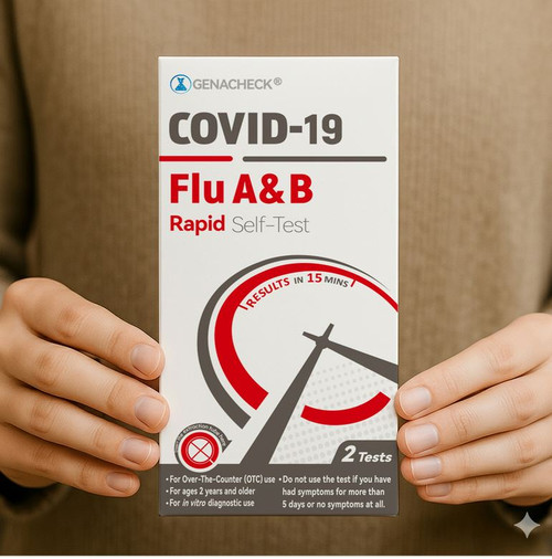 Genacheck Respiratory Test Kit GenaCheck® COVID-19 / Flu A+B 2 Test lifestyle