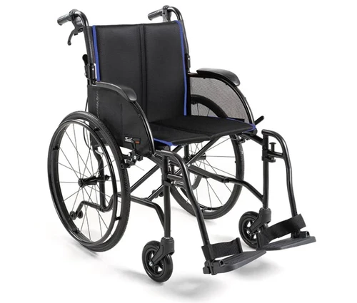 Feather Mobility Ultra Lightweight Folding Wheelchair with 20" Seat