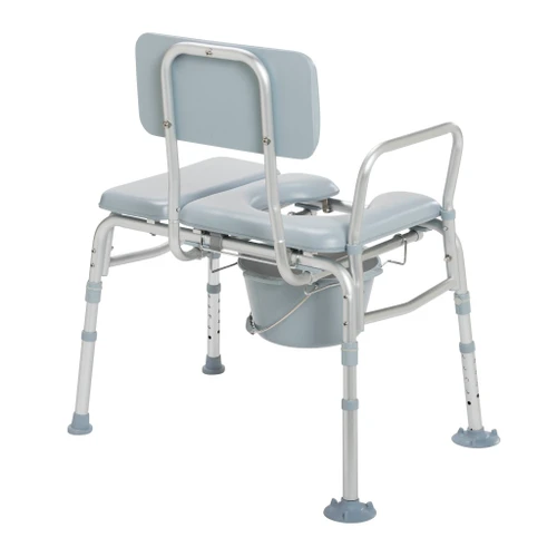 Foley Catheter Incision Drive Medical Transfer Bench with Commode and Padded Seat