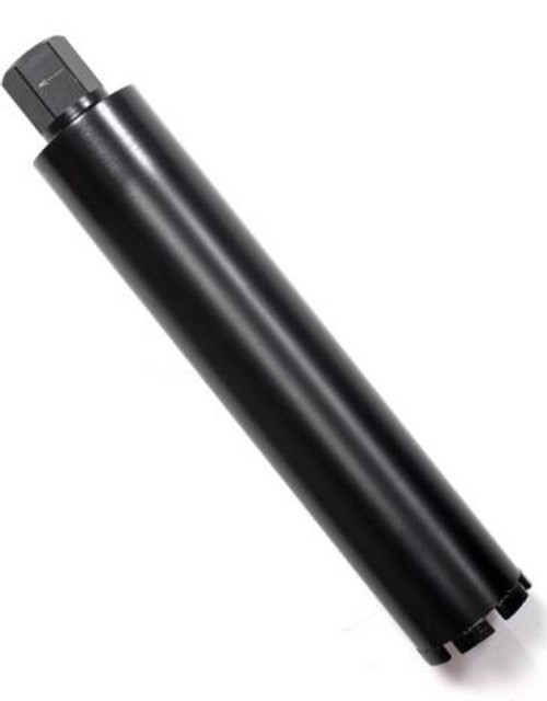 Premium Wet core bit - BLACK - 2” x .160 x 1-1/4 - 7, 10mm, 14" barrel