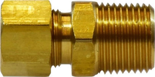 Midland Industries DOT Compression Male Straight 1/2 x 1/4 Male - 10pk