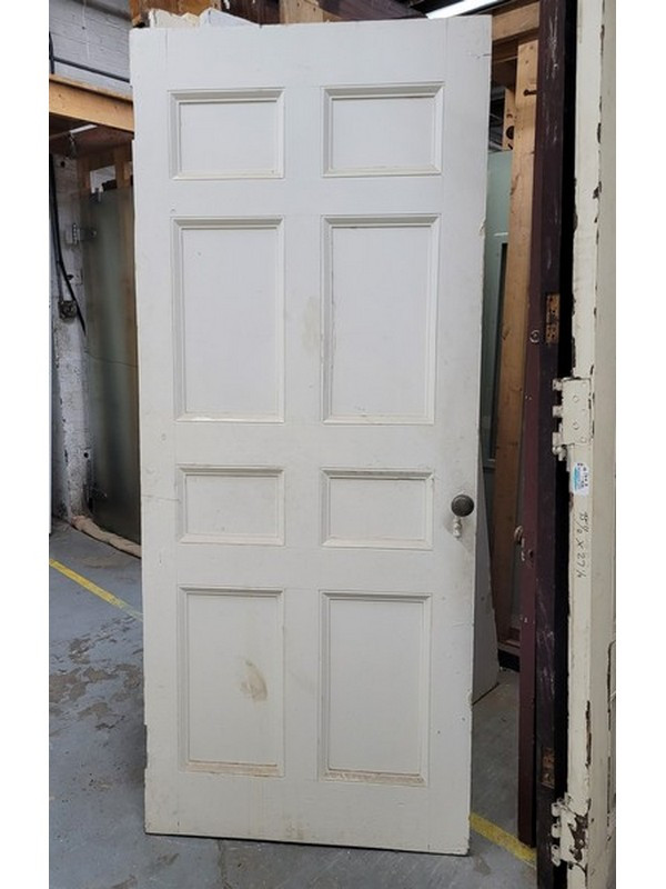 Antique Solid Wood 6-Panel Door, 29