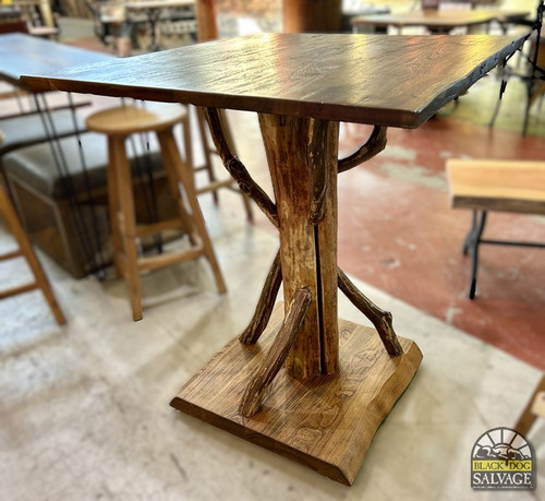Live Edge Tree Table, Bar Height 42