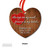 Forever In My Heart - Heart Metal Ornament