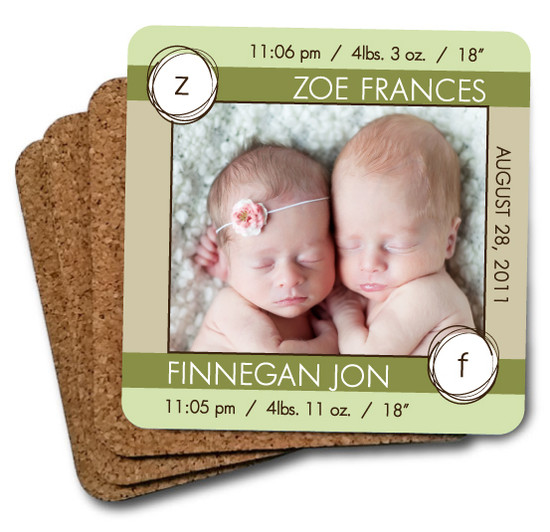 Twins coaster set