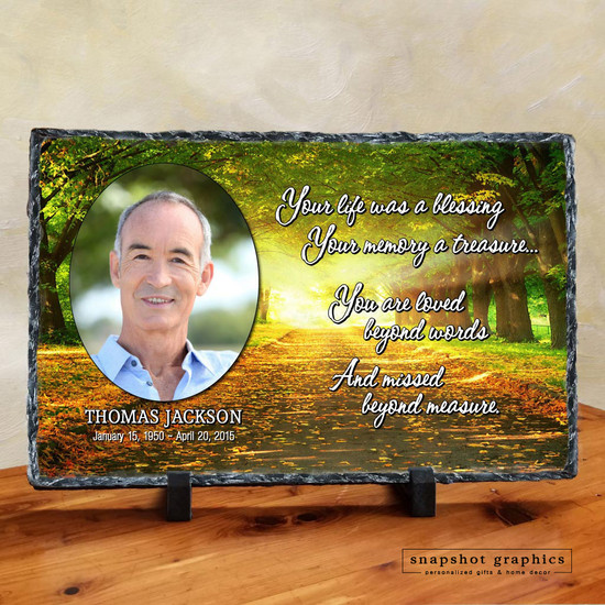 Your Life Was A Blessing - Path Memorial Stone