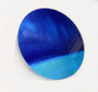 Recycled Glass Platter Norfolk Blue