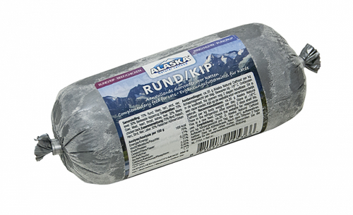 alaska cat beef chicken 250 g - animalfoods.ie
