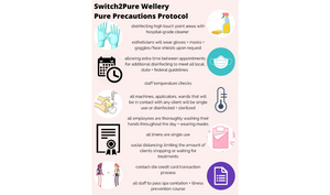 Switch2Pure Wellery COVID Pure Precautions Protocol 