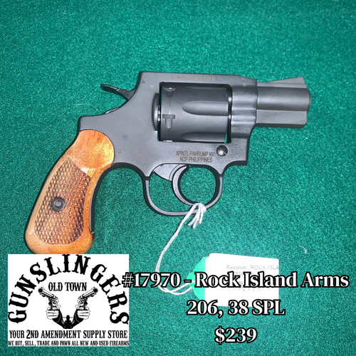 #17970 - Rock Island Arms 206, 38 SPL, $239