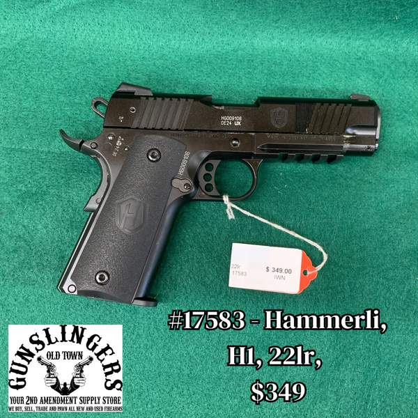 Behold the Hammerli Forge H1 - a pistol born from the fires of defiance and the legacy of the iconic 1911.