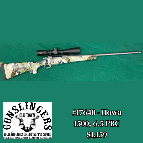 Howa 1500 bolt action rifle in 6.5PRC, #17640
