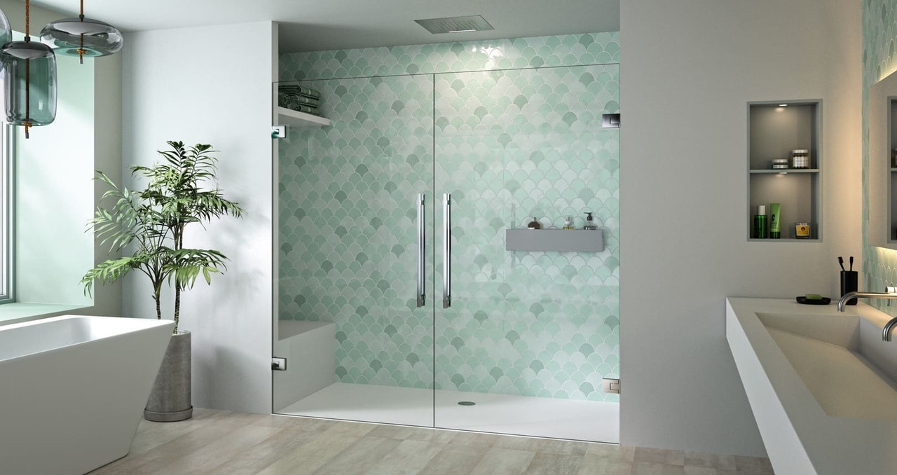 Duschkabine mit 2 Duschtüren