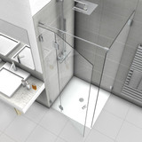3-teilige Eckdusche, Modell: EA 210