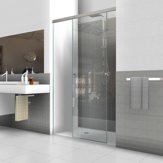 Schiebetür Dusche für Nischen 2-teilig | Modell SL2 104