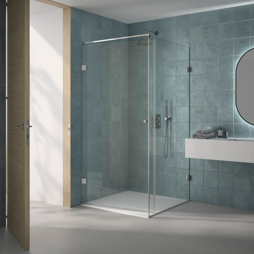 Eck Dusche mit Pendel Duschtür | Modell PE 201