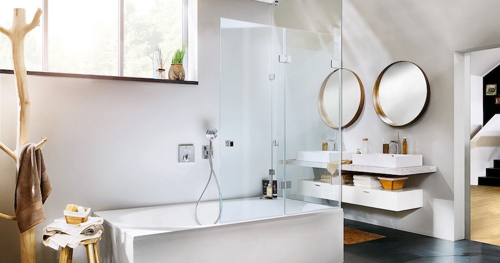 Duschen in der Badewanne