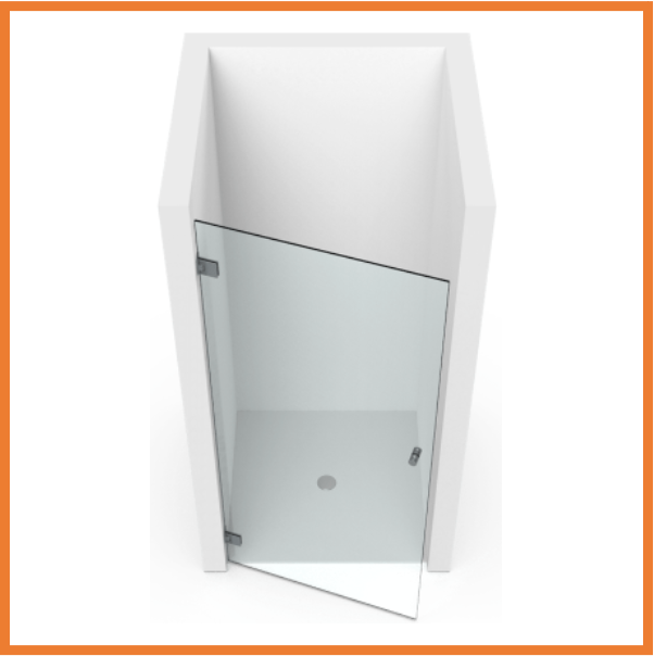 Nischendusche / Duschtür