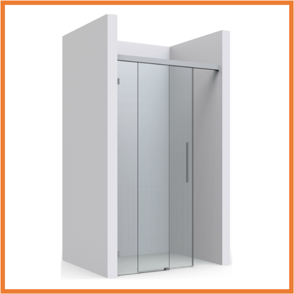 Duschabtrennung mit schiebetür