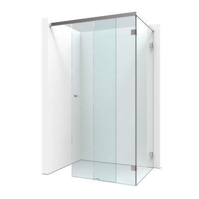 Dusche mit Schiebetür