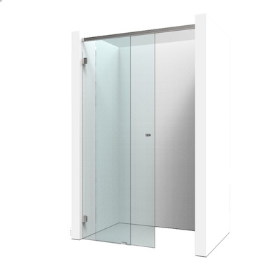 Dusche mit Schiebetür