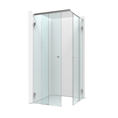 Dusche mit Schiebetür