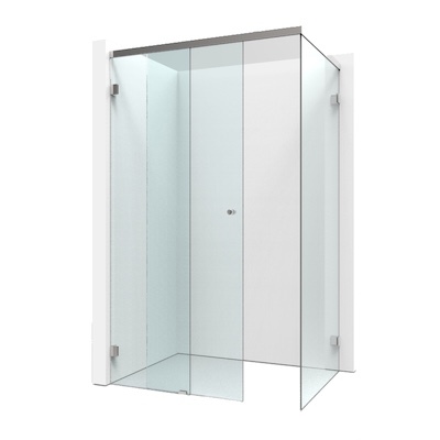 Dusche mit Schiebetür