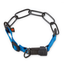 Herm Sprenger Black Stainless Steel and Nylon Fur Saver Collars