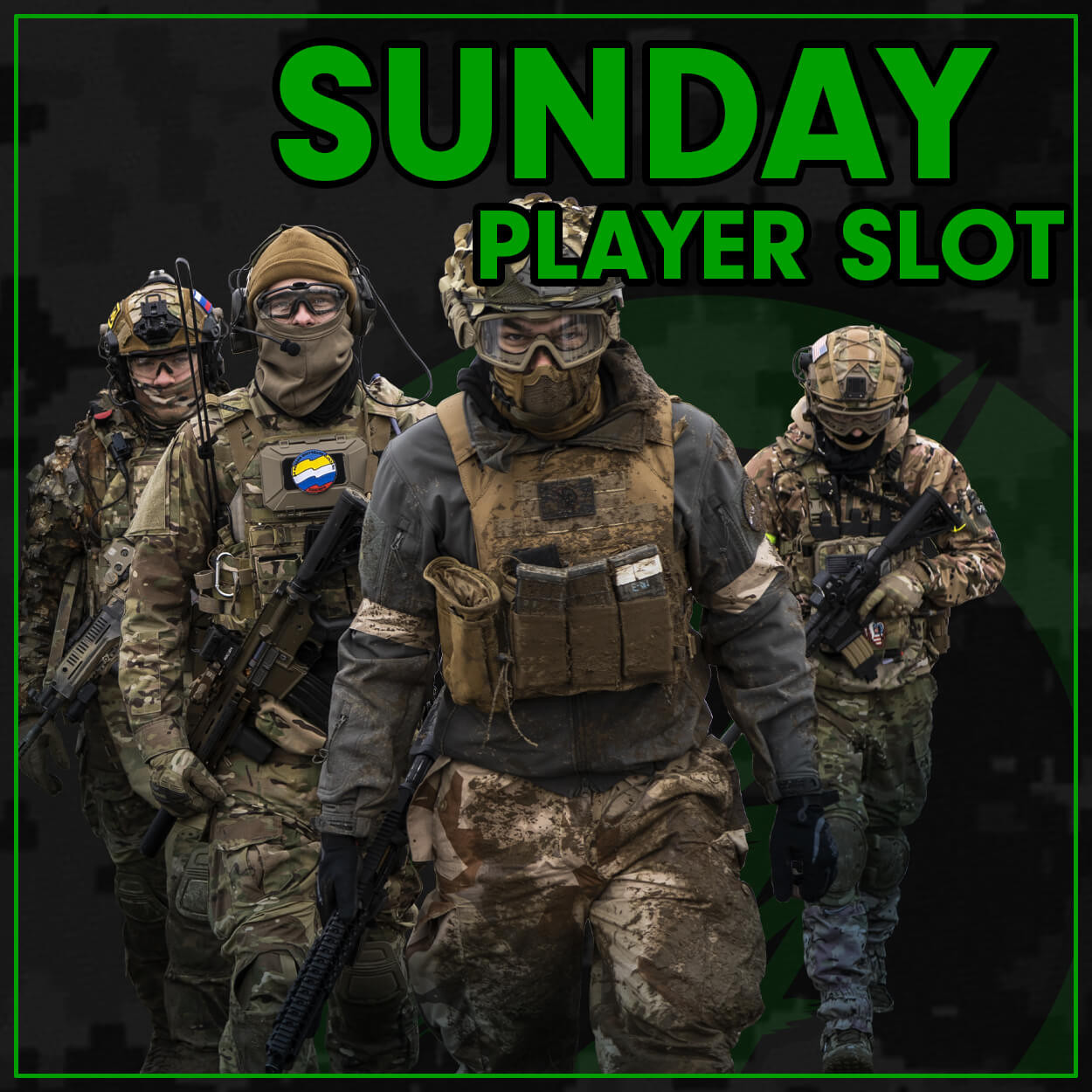 Sunday Player Slot | 2PM - 8PM