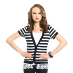 [Sample] Black & White, print dress