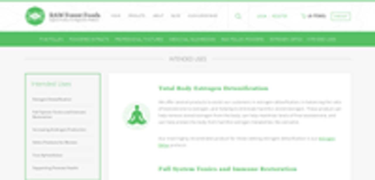Expanded Intended Uses Page Expanded Intended Uses Page