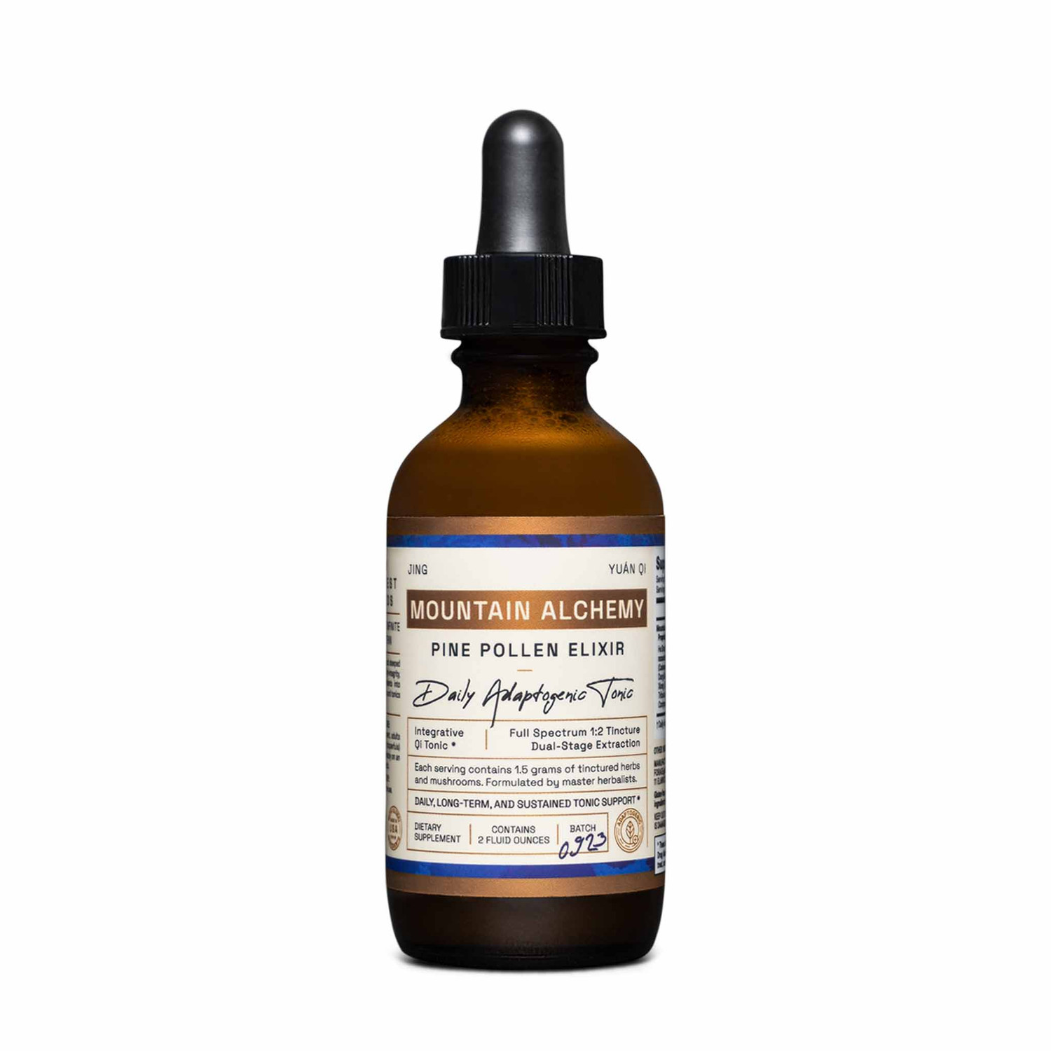 Mountain Alchemy Pine Pollen Elixir Tincture – 1:2 – 2 and 4 Fl. Ounce  Bottles, image size:1500x1500