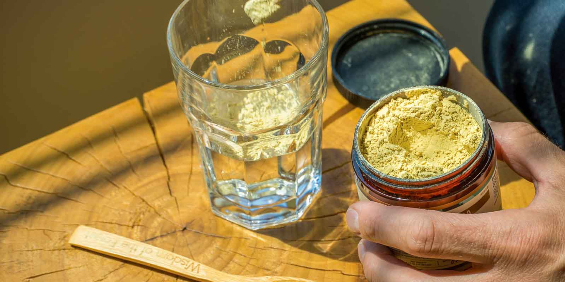 Our signature RAW Pine Pollen™, shown in its most elemental form—light, vibrant, and energetically intact.