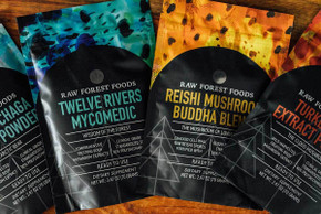RAW Forest Foods Reishi Buddha Blend — Reishi Spores and Extract Powder — Ready to Use RAW Forest Foods Reishi Buddha Blend — Reishi Spores and Extract Powder — Ready to Use