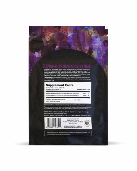 Elevated Astragalus Root Extract Powder — Advanced Support With Astragaloside IV — 70 Grams