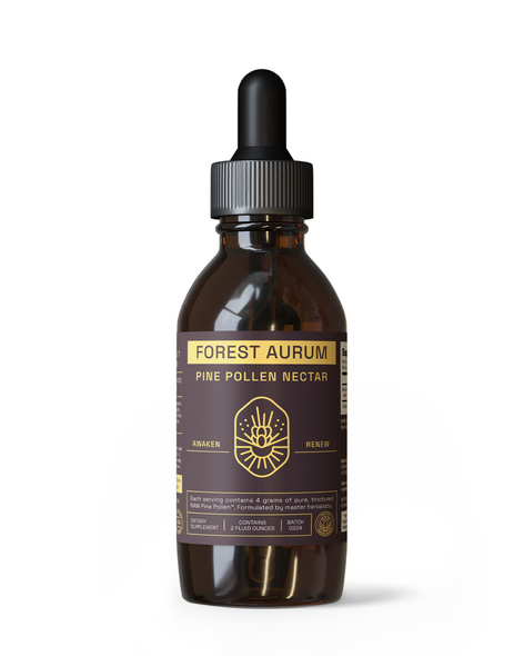 Forest Aurum Pine Pollen Nectar — 2 Fluid Ounce Bottle