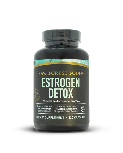 Peak Performance Estrogen Detox — Complete Protocol — Side of Bottle