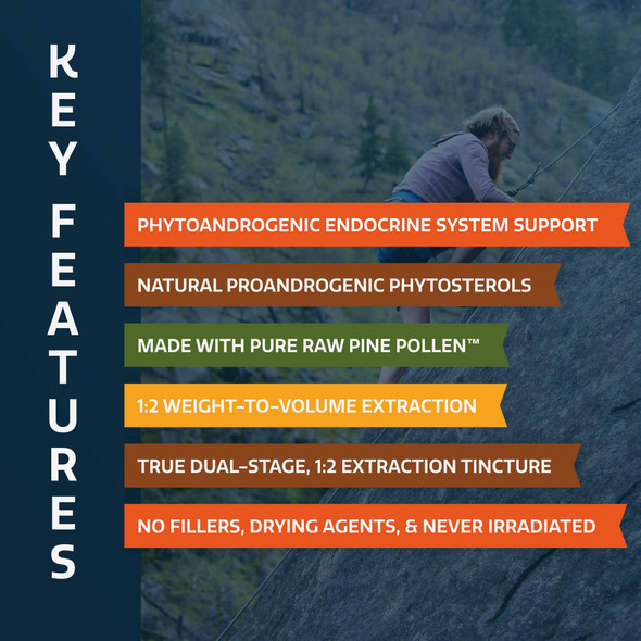 Forest Manna Royal Pine Pollen Tincture – 1:2 – 2 and 4 Fl. Ounce Bottles