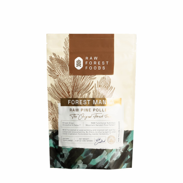 Forest Manna RAW Pine Pollen™ Powder – 280 Gram Pouch