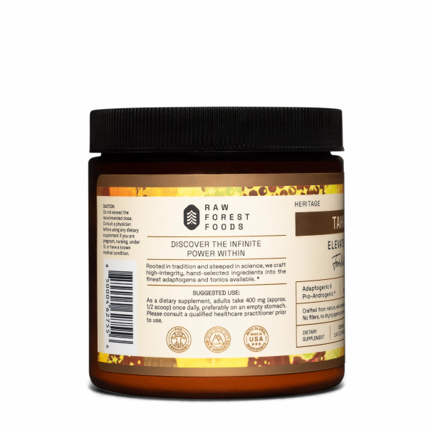 Tahna Prana Elevated Tongkat Ali Extract Powder — With Eurycomanone — 70 Gram Jar