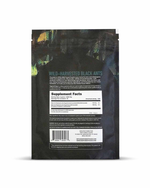 Elevated Black Ant Powder — Jing Tonic — RAW & Ultra-Pure Full Potency Extract Powder — 70 Grams