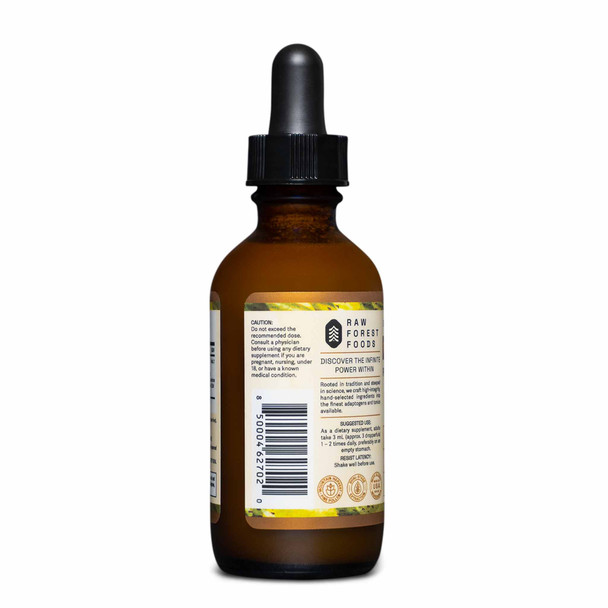 Forest Prana Pine Pollen and Nettle Root Elixir Tincture – 1:2 Extract – 2 Fl. Ounce Bottle