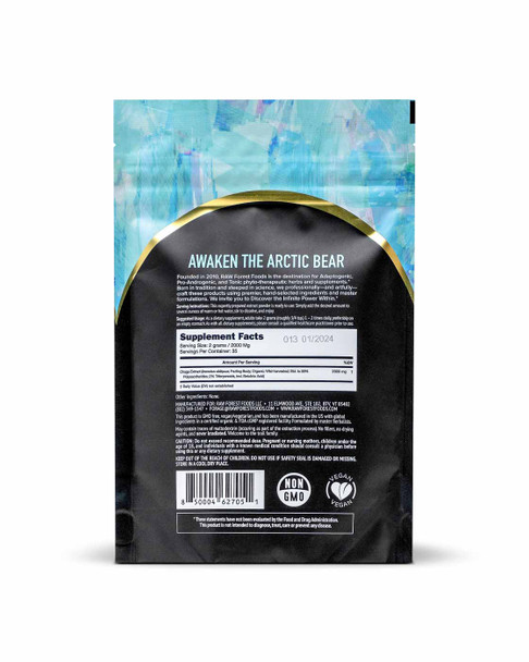 Siberian Chaga Extract Powder — Immune System Support — Wild-Harvested, 30% Polysaccharides — 70 Grams