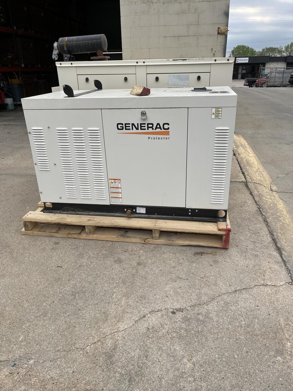 Used Generac 25KW Liquid Cool Standby Generator - Generators For Sale