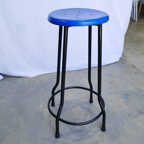 OPEN BOX SALE: Farmhouse 26 in. Bar Stool, Blue