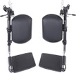 Elevating Legrests Only  Black Pair  Fits 10965d  Etc.